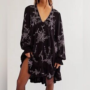 FP Estella Embroidered Mini Dress
